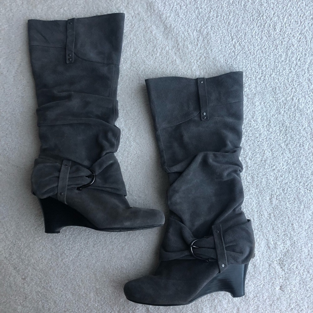 Naughty Monkey Grey Boots